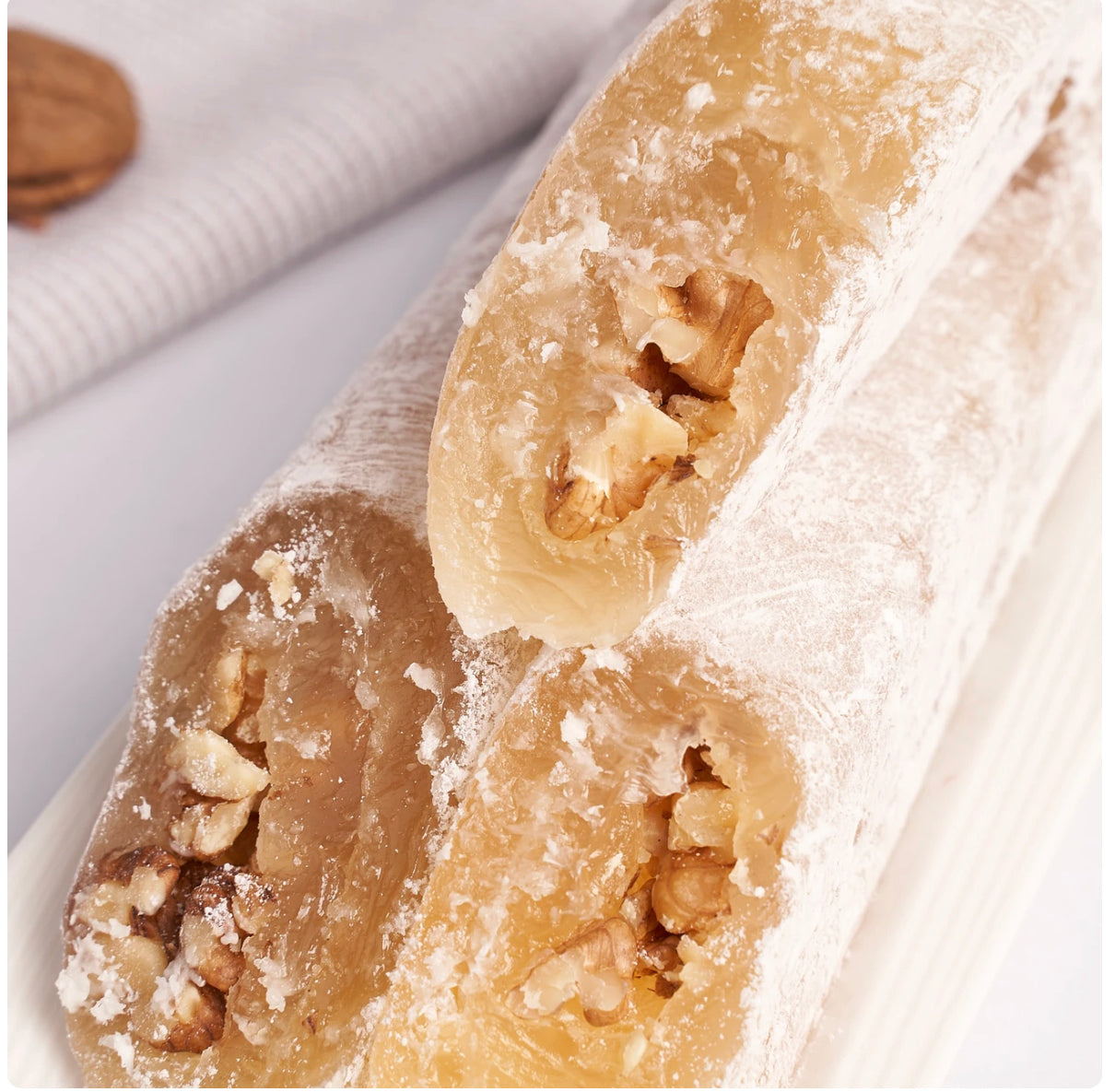 Sugar Turkish Delight With Walnut