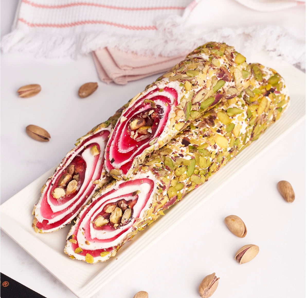 Rose Sultan's Delight with Pistachios