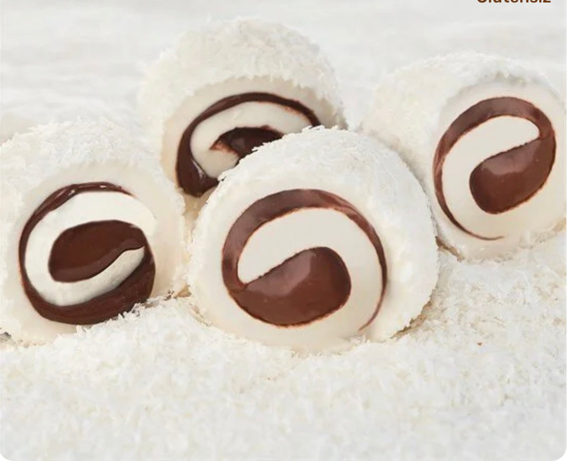 Afyon Special Rolled Turkish Delight with Chocolate