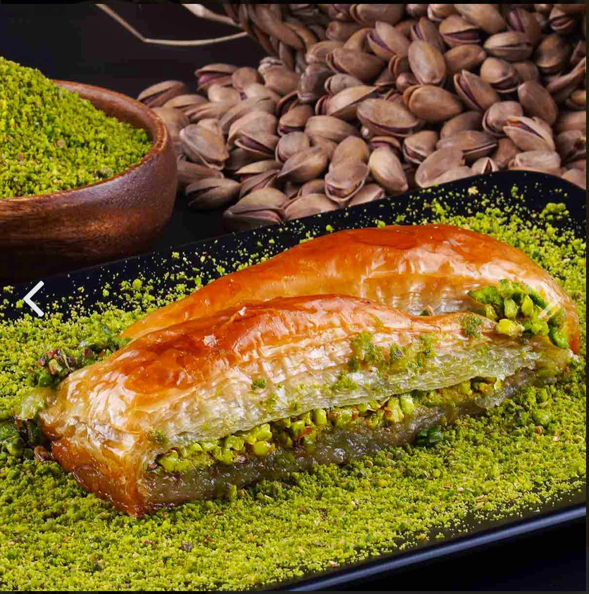 Special Carrot Slice Baklava with Pistachios