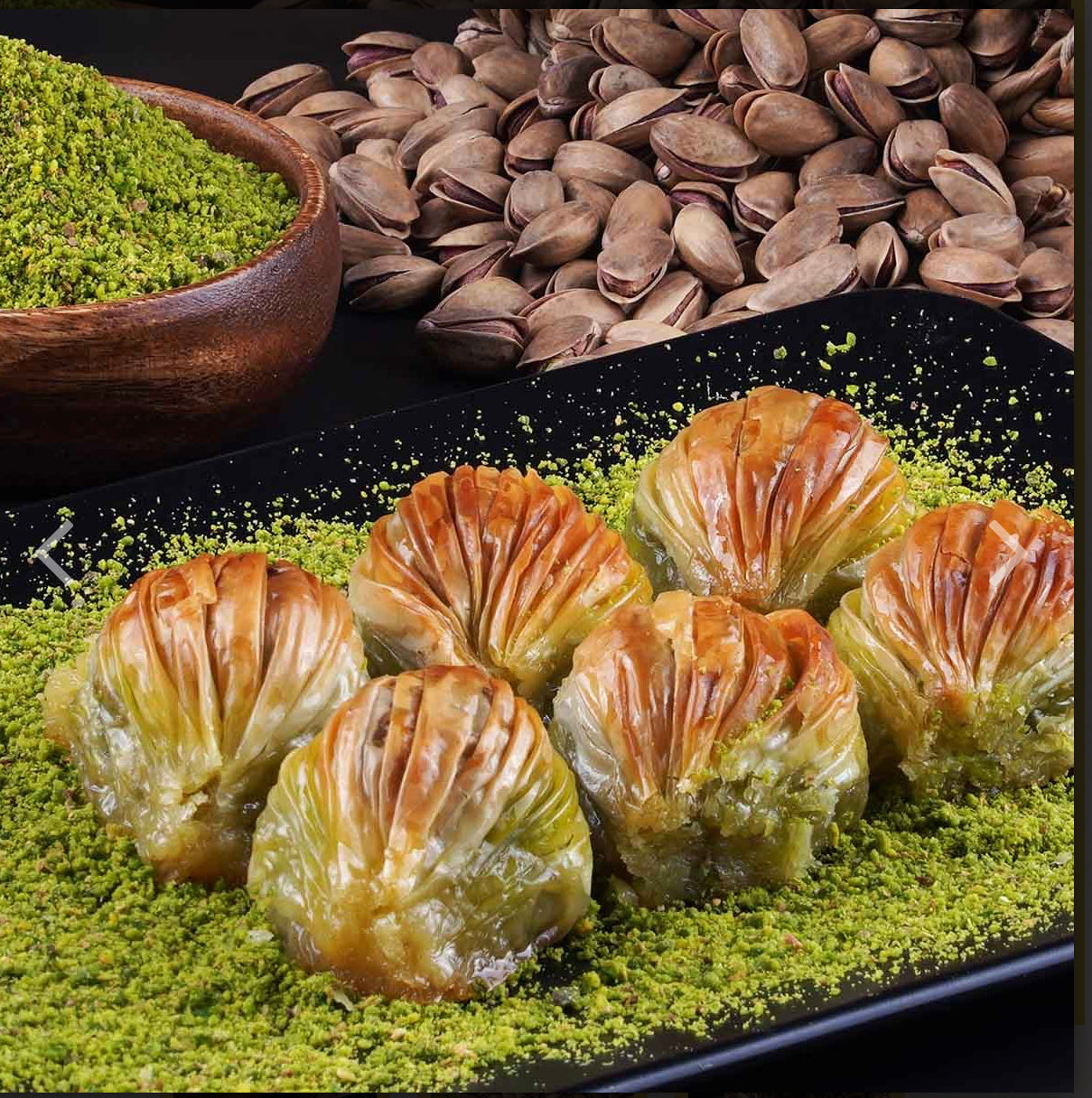 Mussel Baklava with Pistachio